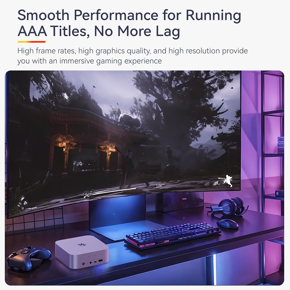[Official ศูนย์ไทย] Beelink SER9 Pro ล่าสุด AMD Ryzen™ AI 9 HX 370 MINI PC 12 Zen5 CPU cores ความจุ RAM 32GB ROM 1TB ราคา ถูกที่สุด ดีลบีเคเค แกลเลอรีภาพที่ 3
