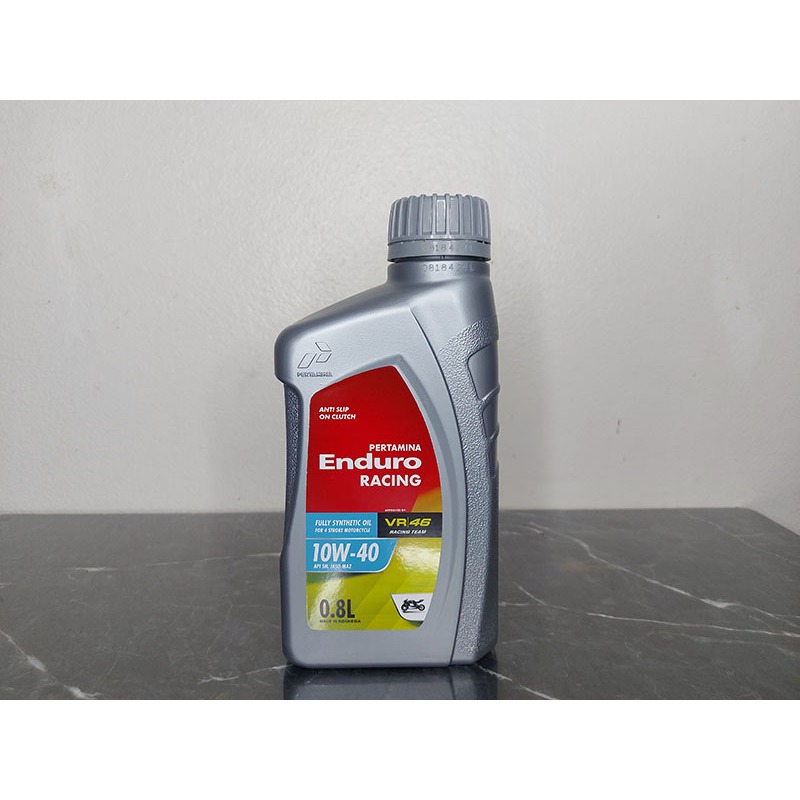 PERTAMINA Enduro RACING 10W-40 Fully Synthetic เหมาะสำหรับจักรยานยนต์ 4 จังหวะ