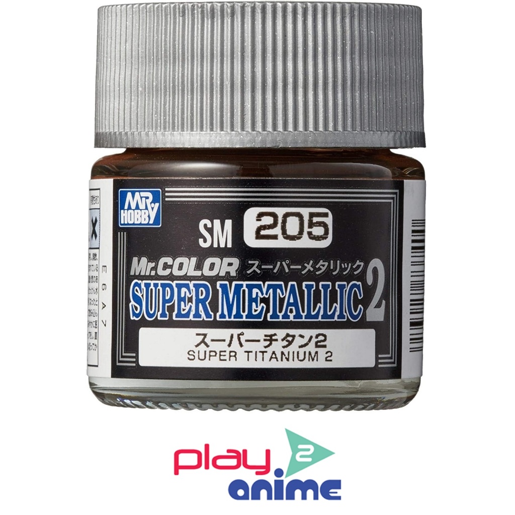 MR.COLOR SM-205 SUPER TITANIUM 2 (สีเมทัลลิคเงิน)