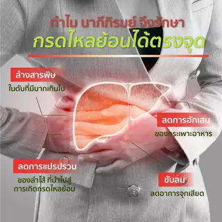 นาภีภิรมย์ ตรงจุดตอบโจทย์ กรดไหลย้อนจากตับอ่อนแอ จุก เสียด แน่นเฟ้อ เรอเปรี้ยว