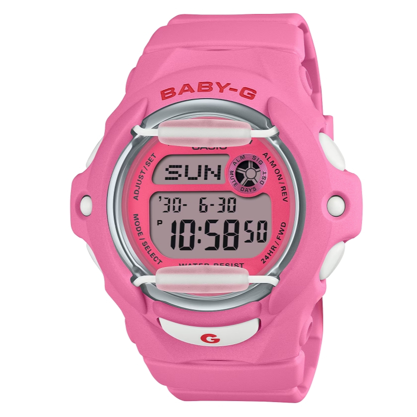นาฬิกา BABY-G ที่ตกแต่งด้วยสีแดงแบบเชอร์รี่ BG-169 BG-169CH-4D ประกันศูนย์  1 ปี