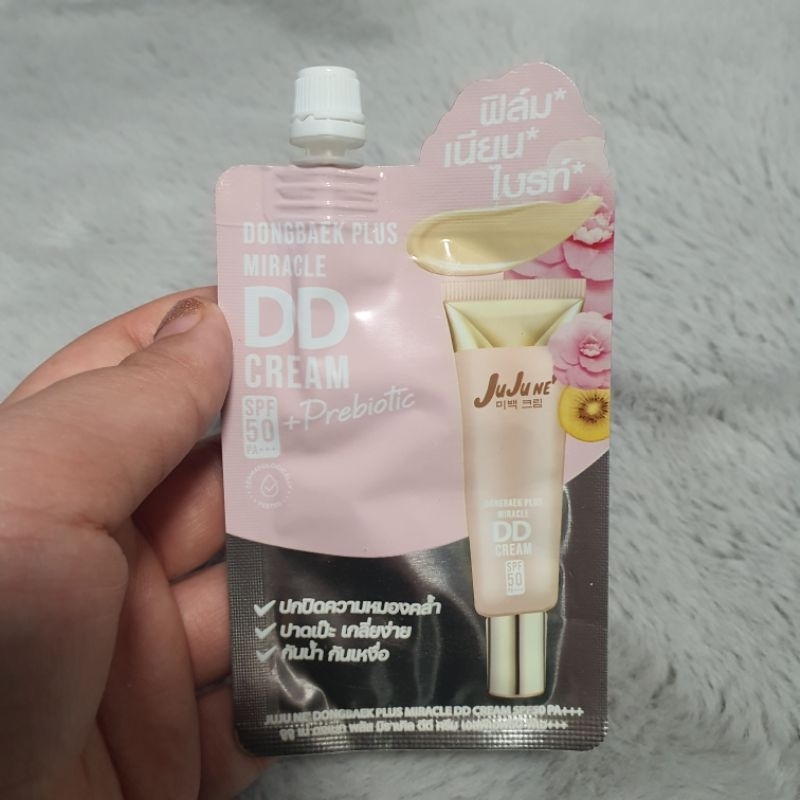 (เคลียร์สต็อก) jujune' dongbaek plus miracle DD cream spf 50 PA+++ จูจูเน่ ดีดีครีม