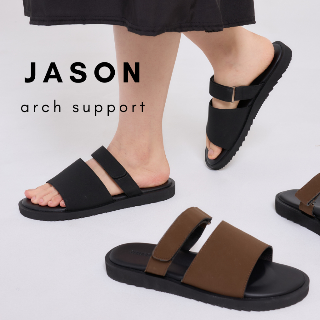 🔥 ลด 30% โค้ดคุ้ม JASON รองเท้าแตะหนังแท้มีซัพพอร์ทเท้า