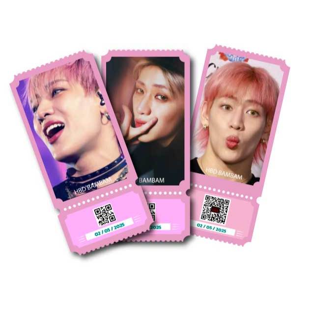 Ticket Photocard ตั๋ว ขั้นต่ำลายละ 10 ชิ้น ของแจก ของชำร่วย กิฟอะเวย์ ราคา ถูกที่สุด ดีลบีเคเค แกลเลอรีภาพที่ 2