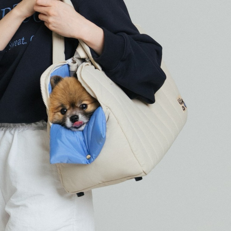VELKYBARK [พร้อมส่ง] Pogle กระเป๋าสุนัข กระเป๋าแมว กระเป๋าใส่สัตว์เลี้ยง สไตล์เกาหลี Pet Bag รูปที่ 8