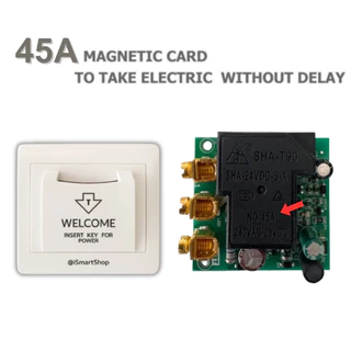 ชุดสวิทช์ประหยัดไฟ คีย์แท็กประหยัดไฟ card for power Electric saver สำหรับโรงแรม รีสอร์ท