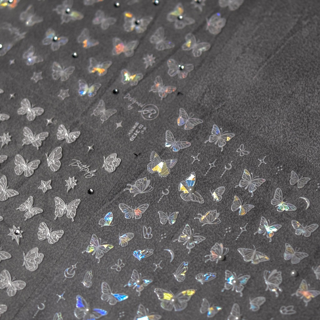 🔥พร้อมส่ง🔥 Sticker สติ๊กเกอร์ติดเล็บเจล