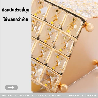 FYP กล่องทิชชู่คริสตัล ดีไซน์สวยหรู เปิด-ปิดใช้งานง่าย เป็นของแต่งบ้าน โรงแรมได้ด้วย