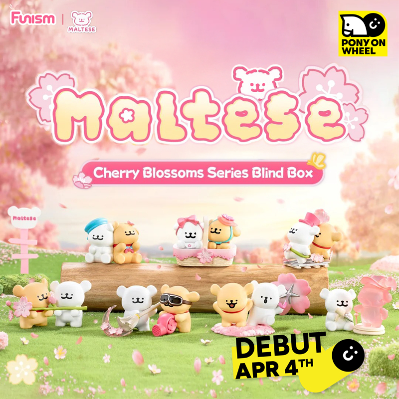 ACTIONCITY - Maltese Cherry Blossoms Romantic Launch  - กล่องจุ่ม - Single Box