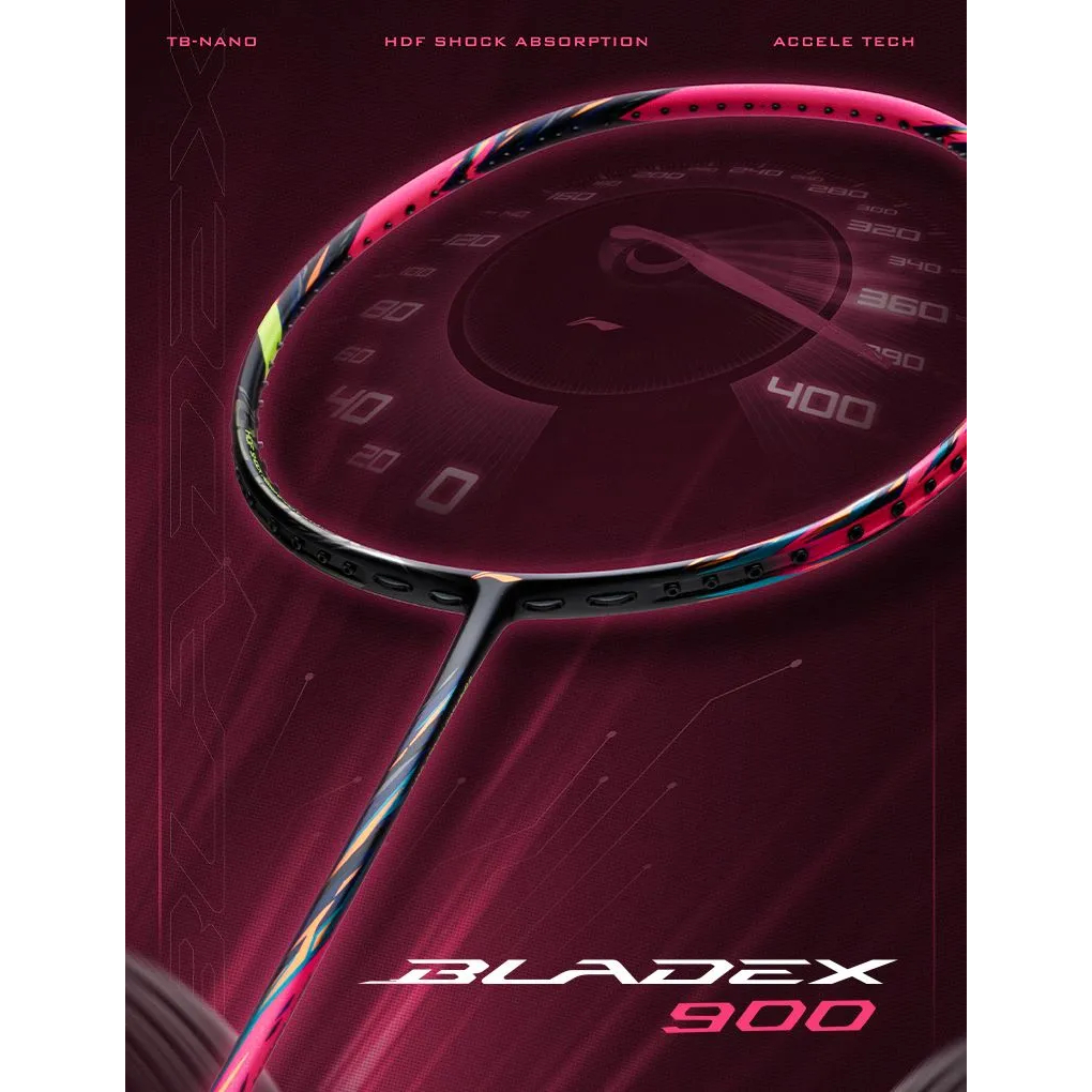 🔥(สปีดแรงระดับแชมป์โลก!)🔥🏸 LI-NING BLADEX 900 TURBO – ไม้แบดที่ "น้องพิงค์" ใช้! 🏆⚡