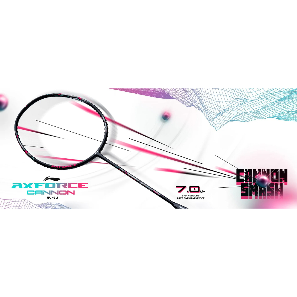 💥 Li-Ning Axforce Cannon 🏸 ไม้แบดมินตันสายบุก หัวหนัก ก้านยืดหยุ่น 🎯 เพิ่มพลังละความแม่นยำในทุกช็อต!