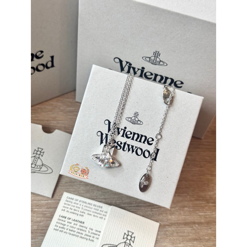 (มีโค้ดลด20% สูงสุด 2,000.-) พร้อมส่ง   สร้อยคอ Vivienne Westwood Ariella Crystal Orb Pendant ของแท้ ราคา ถูกที่สุด ดีลบีเคเค รูปภาพหลัก