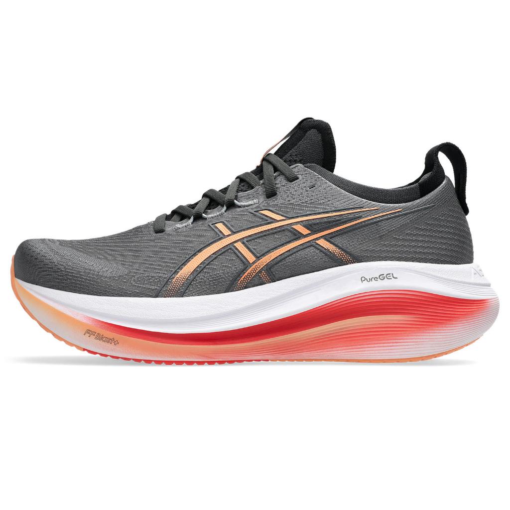 ASICS : 1011B957.021 GEL-NIMBUS 27 MEN RUNNING ผู้ชาย รองเท้าวิ่ง ของแท้ หน้ากว้างพิเศษ 4E  CARBON/M