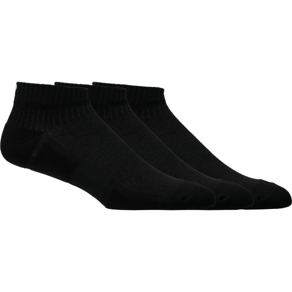 ASICS : 3033B975.001 PRACTICE ANKLE 3P UNISEX TRAINING ชายหญิง ถุงเท้า ของแท้  PERFORMANCE BLACK