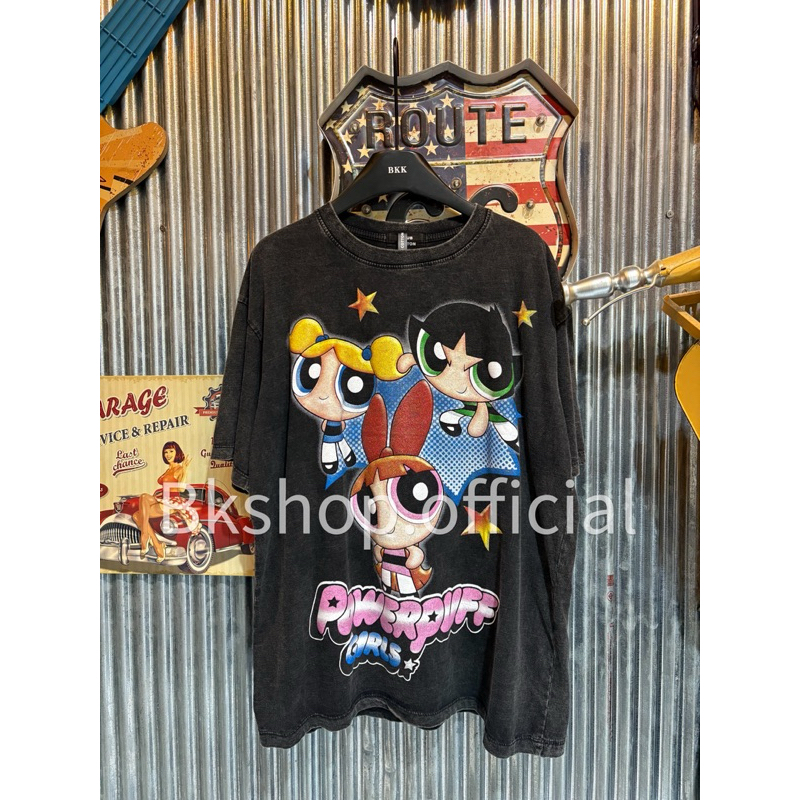 เสื้อยืด ผ้าฟอก ลาย PPG | BK.shop🌈