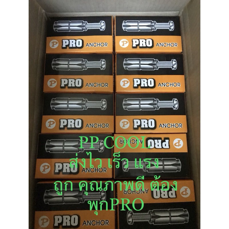 พุกตะกั่วขนาด 1/4 PRO(ราคายกกล่อง)