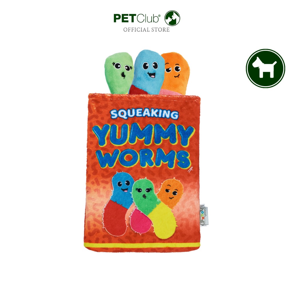 [PETClub] Snack Bag Yummy Worms Puzzle Dog Toy - ของเล่นซ่อนขนมสัตว์เลี้ยง