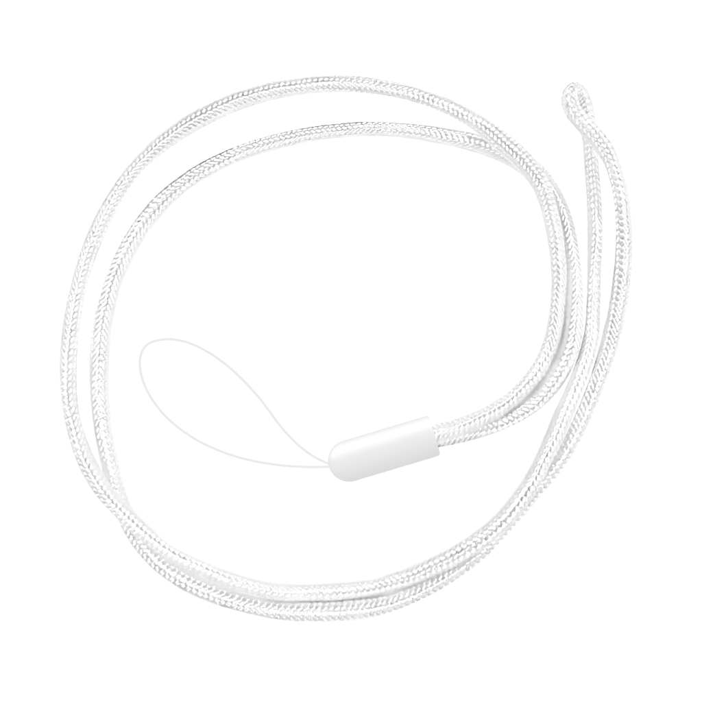 สายคล้องคอ สายถักสีขาว ยาดม MINZZ สายคล้องคอกับยาดม MInzz สีขาว สวยและดูดี