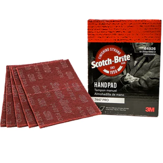 3M Scotch Brite 7496 7447 7448 7445 แผ่นใยขัด สก๊อตซ์-ไบร์ต ขนาด 6X9 นิ้ว