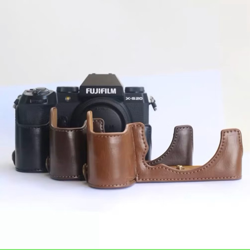 เคสกล้อง FujiXs-20 Xs-10 Halfcase Fuji Xs-20 Xs-10 พร้อมส่ง 2 สี