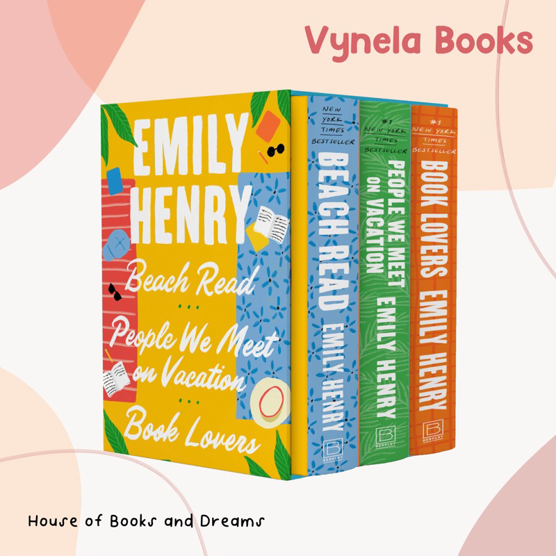 VYNELA (หนังสือภาษาอังกฤษ / BOXSET) EMILY HENRY 3-BOOK BOXED SET: BEACH READ, PEOPLE WE MEET ON VACA