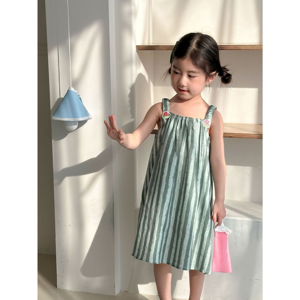 🛒พร้อมส่ง ☑️ชุดคู่ชายหญิงลายแตงโม - รูปที่ 2