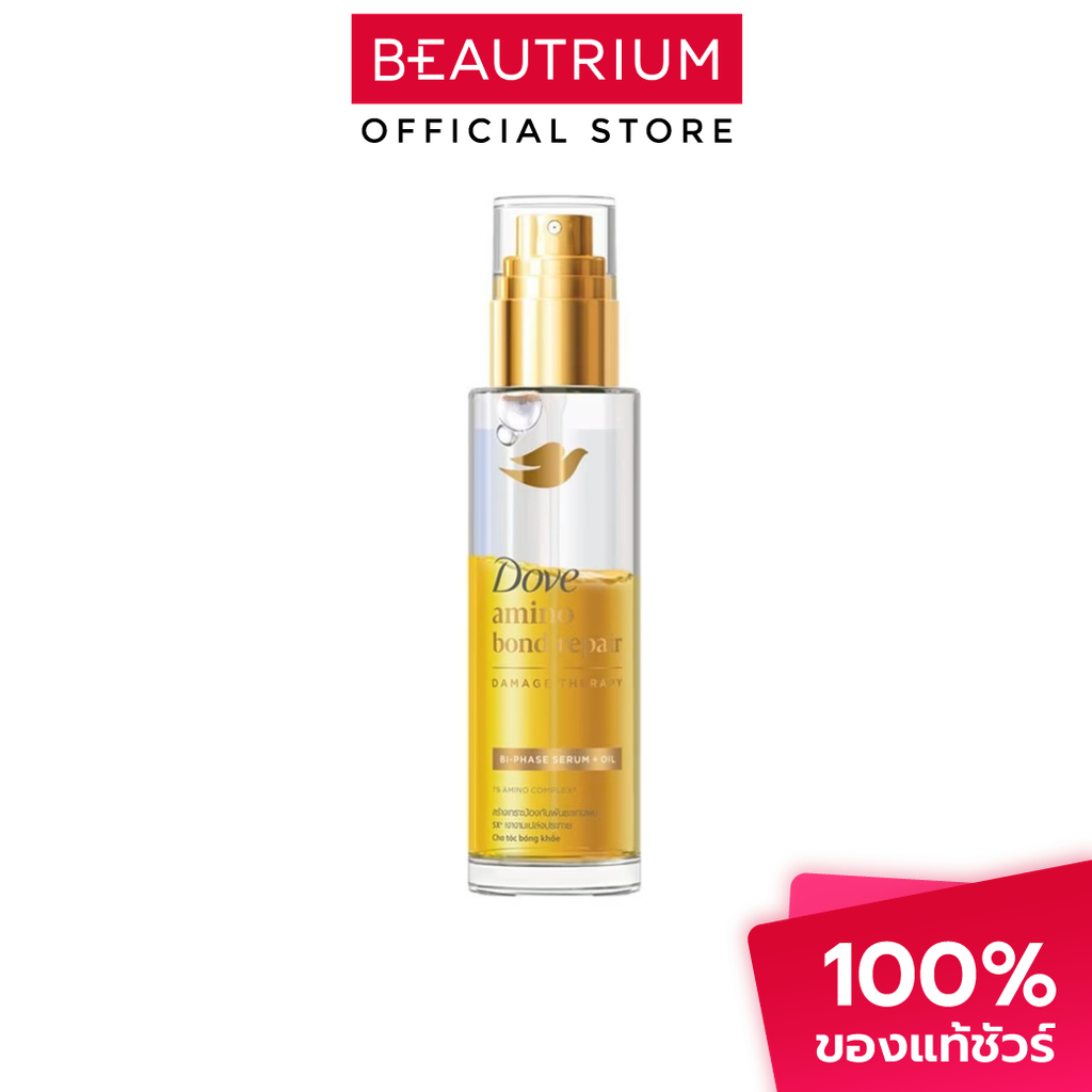 DOVE Amino Bond Repair Bi-Phase Serum + Oil ออยล์บำรุงผม 77ml