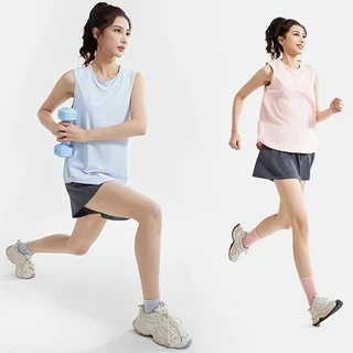*เพิ่มสีใหม่*ArayaLady เสื้อออกกำลังกายผู้หญิง เสื้อกล้ามกีฬา ทรงหลวม ซีทรูหลัง ผ้าแห้งไว AT-JYWB003