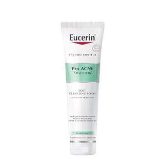 EUCERIN PRO ACNE SOLUTION SOFT CLEANSING FOAM 150G.โฟมล้างหน้ายูเซอริน[exp.03/2028]