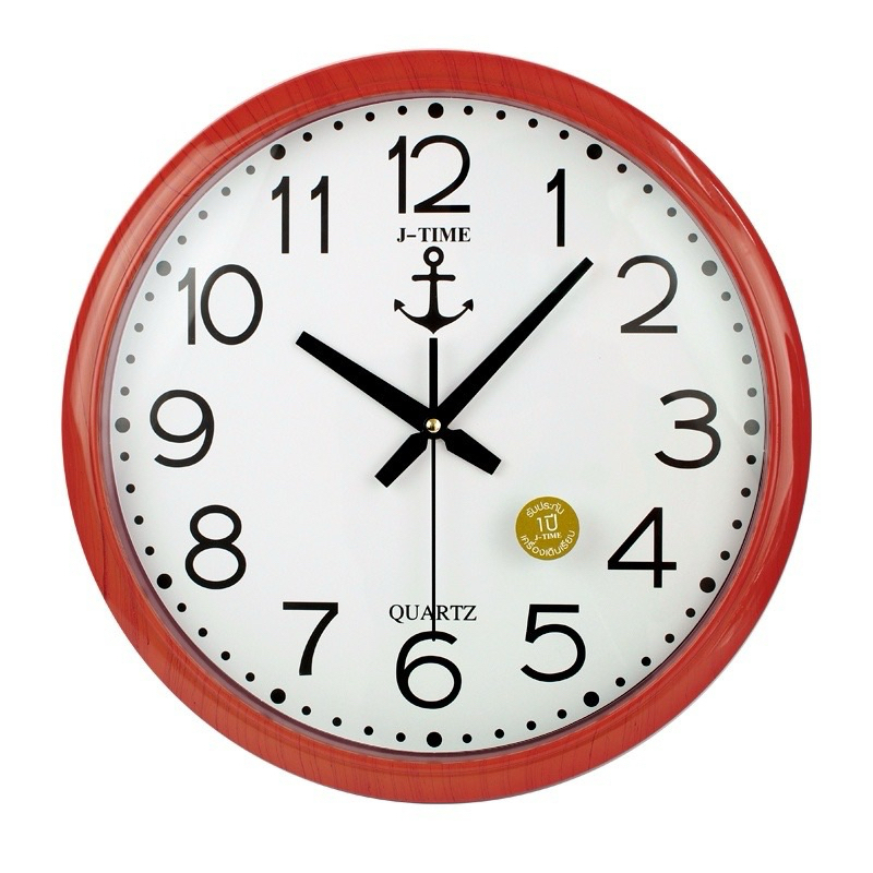 นาฬิกาแขวนผนัง ขนาด 14 นิ้วตัวเรื่อนใหญ่มองเห็นชัด นาฬิกาเรือนใหญ่ สไตล์ยุโรป เดินเงียบ ไม่มีเสียงรบกวน - รูปที่ 3