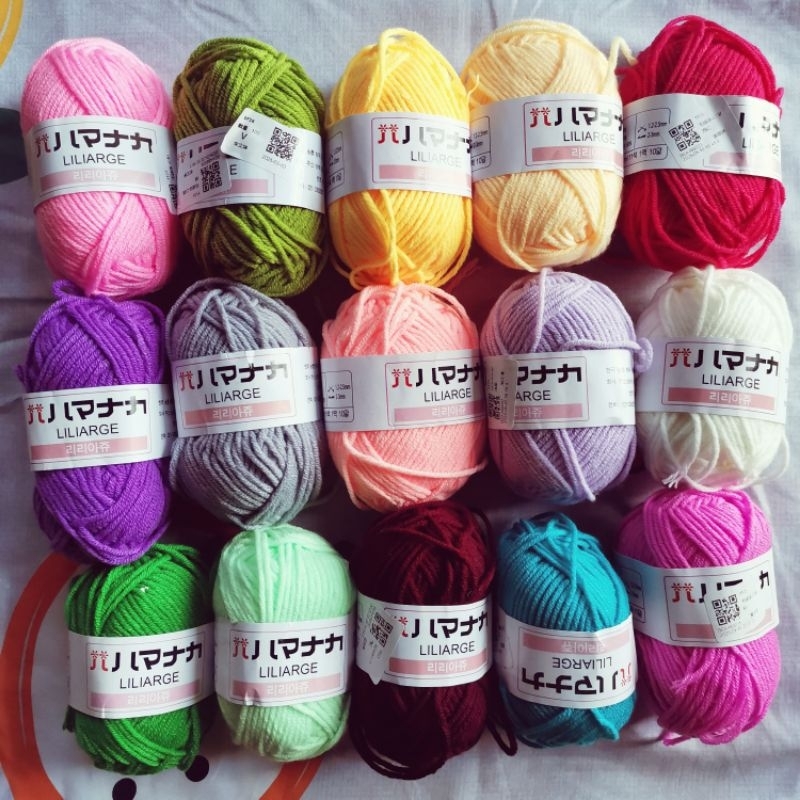 ไหมพรมสำหรับถักโครเชต์​ ไหมพรมฝ้าย​ ไหมพรมขนาด4ply