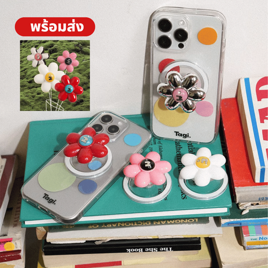 พร้อมส่ง Tagi Magsafe Griptok แม่เหล็กยึดติดมือถือ ของแท้