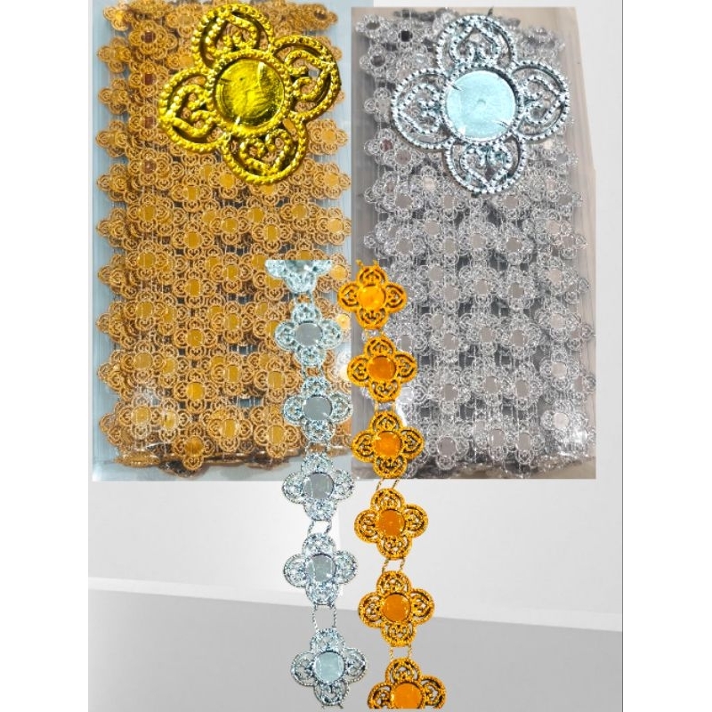 สังวาลย์โบราณ14มิล10หลา