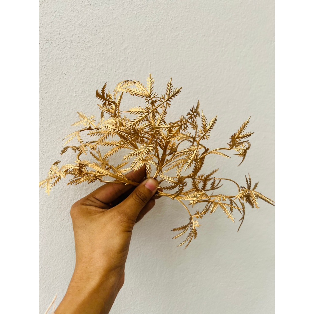 ใบแซมสีทอง (ใบแซมสีทอง พร้อมส่ง ใช้จัดตกแต่งอย่างดี ) - รูปที่ 4