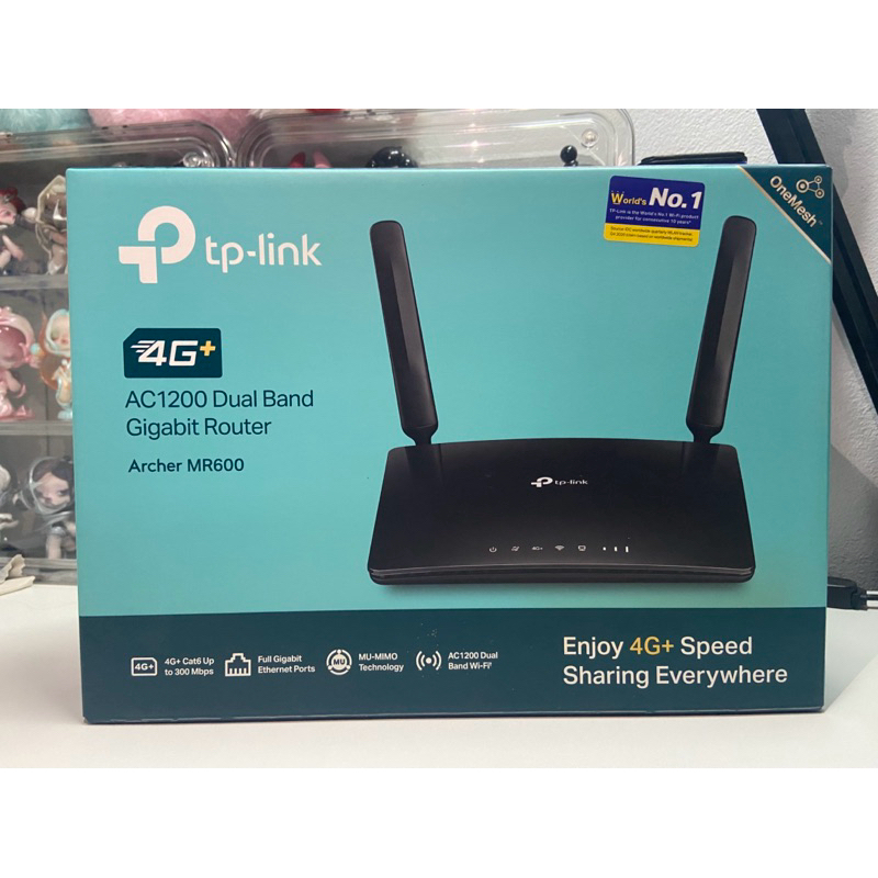 TP-Link Archer MR600 เราเตอร์ใส่ซิม 4G+ Cat6 AC1200 Wireless Dual Band Gigabit Router (มือสอง สภาพดี