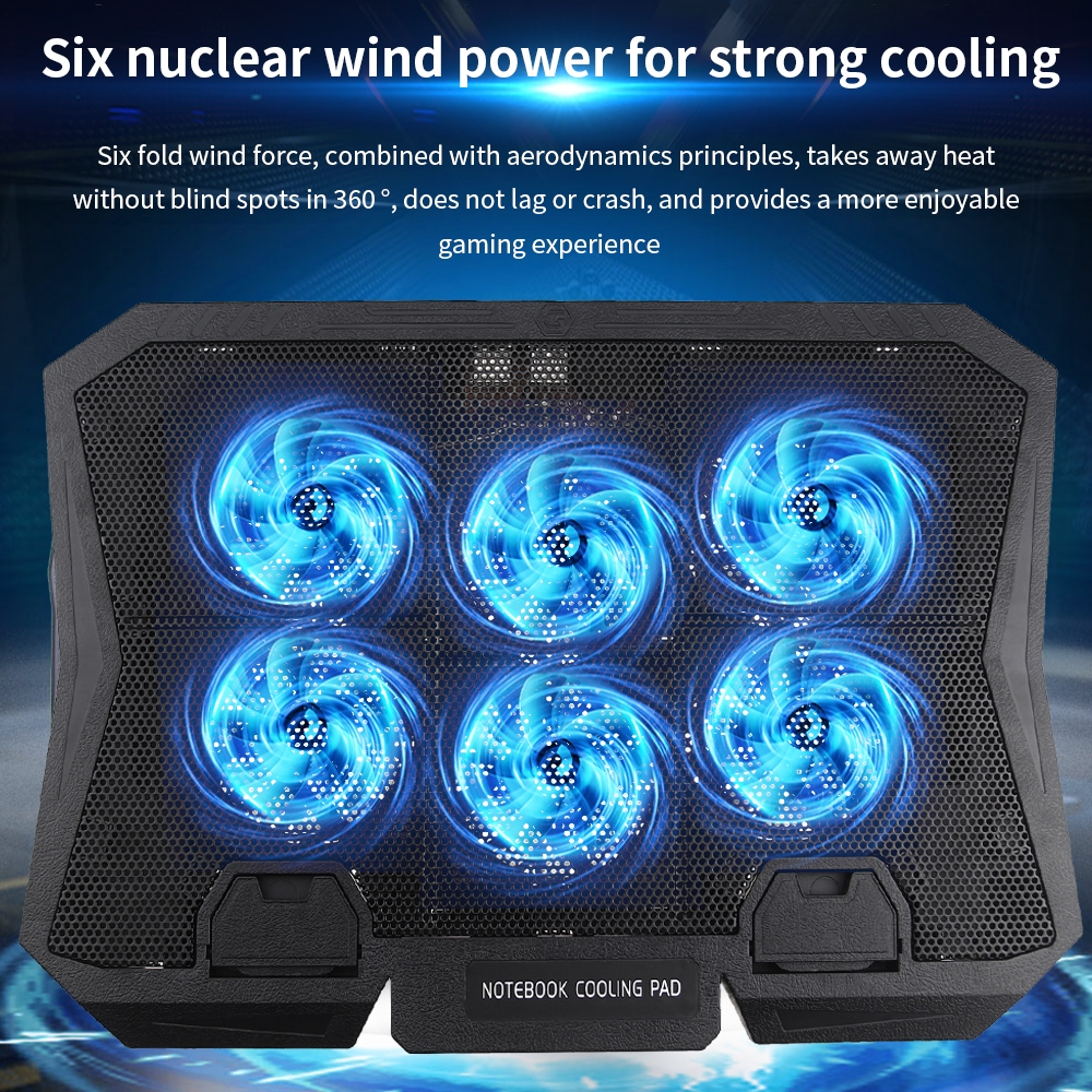 พัดลมโน๊ตบุ๊ค พัดลมรองโน๊ตบุ๊คระบายความร้อน แบบพกพา พัดลมรองโน๊ตบุ๊ค Laptop Cooling Pad