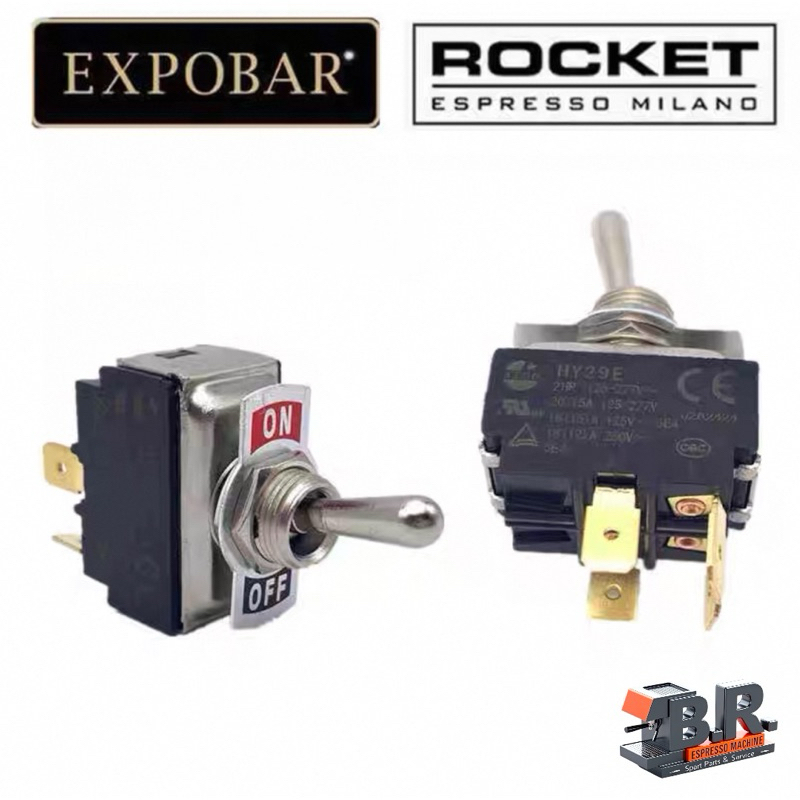 อะไหล่เครื่องชงกาแฟ Original Expobar E61 Rocket R58 และเครื่อง อื่นๆ coffee machine power switch HY2