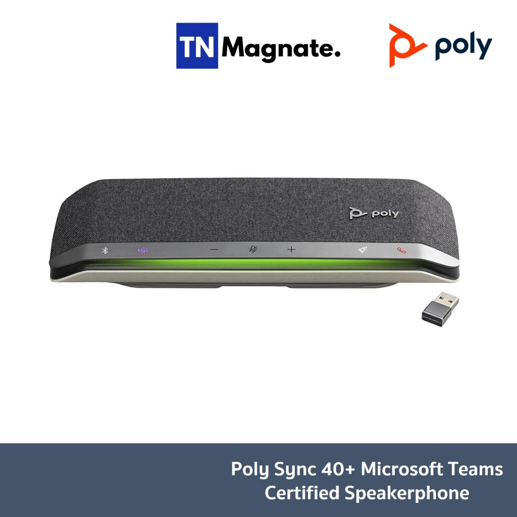 [ลำโพง] Poly Sync 40+ Microsoft Teams Certified Speakerphone