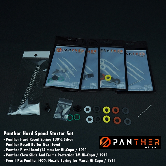 Panther Recoil Speed Starter Set (Free) 1 Pcs Panther140% Nozzle Spring