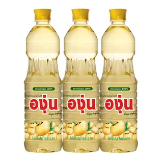 องุ่น/แชมป์/กุ๊ก น้ำมันถั่วเหลือง 1 ลิตร. (3ขวด)