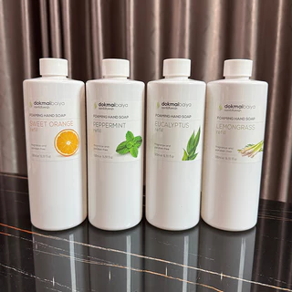 dokmaibaiya ดอกไม้ใบหญ้า สบู่โฟมล้างมือ ขวดรีฟิล 500ml กลิ่นหอมจากสารสกัดจากธรรมชาติ ไม่มีน้ำหอม