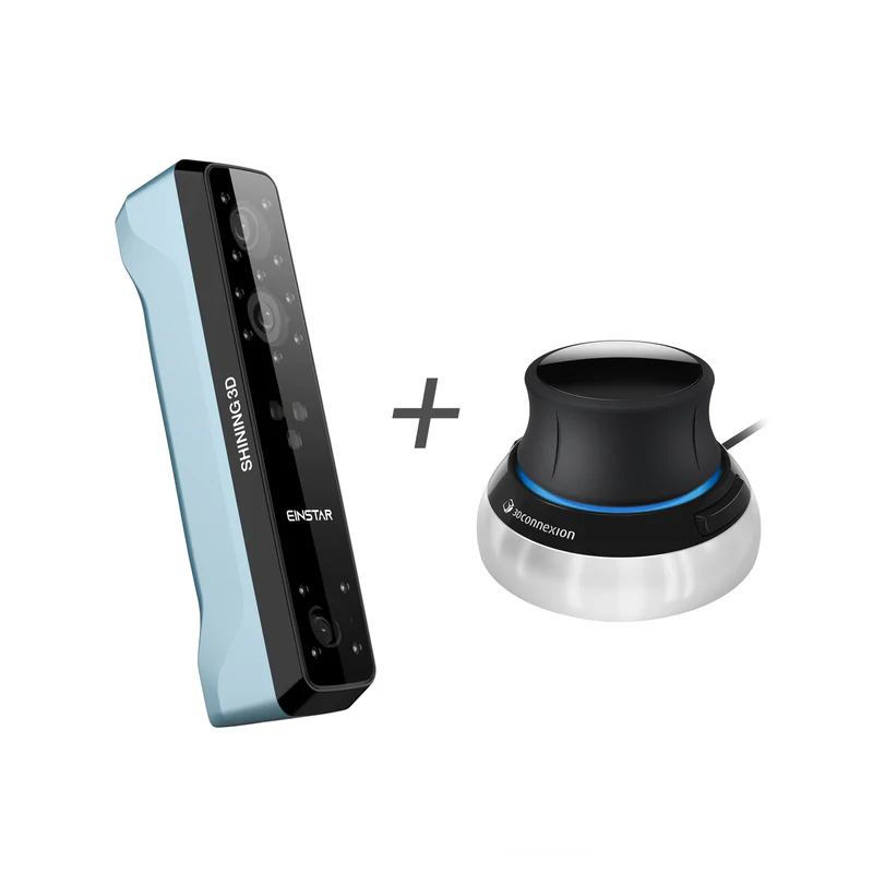[Pre Order] Shining 3D Einstar Scanner + 3DConnexion SpaceMouse Compact | Pro 3D Scanning & Navigati