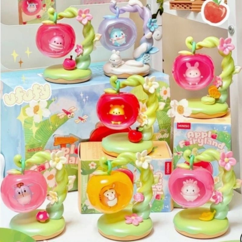 พร้อมส่ง 🇹🇭 Miniso Disney Apple Fairyland บ้านแอปเปิ้ลดิสนีย์ กล่องสุ่มมินิโซ ของแท้ 100%