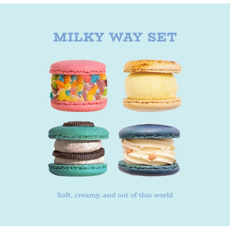 [ส่งด่วน มี dryice] มาการอง Souri Macaron Set Milky way/Fruit Velvet/ Wonder Mix Set/Sweet Cafe Set