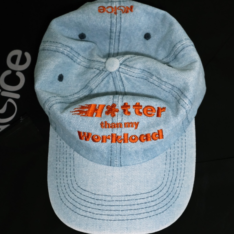 Noice l หมวกแก๊ป 'Hotter than my Workload' (Jeans)