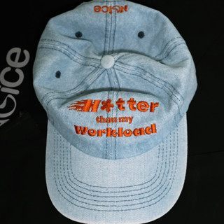 Noice l หมวกแก๊ป 'Hotter than my Workload' (Jeans)