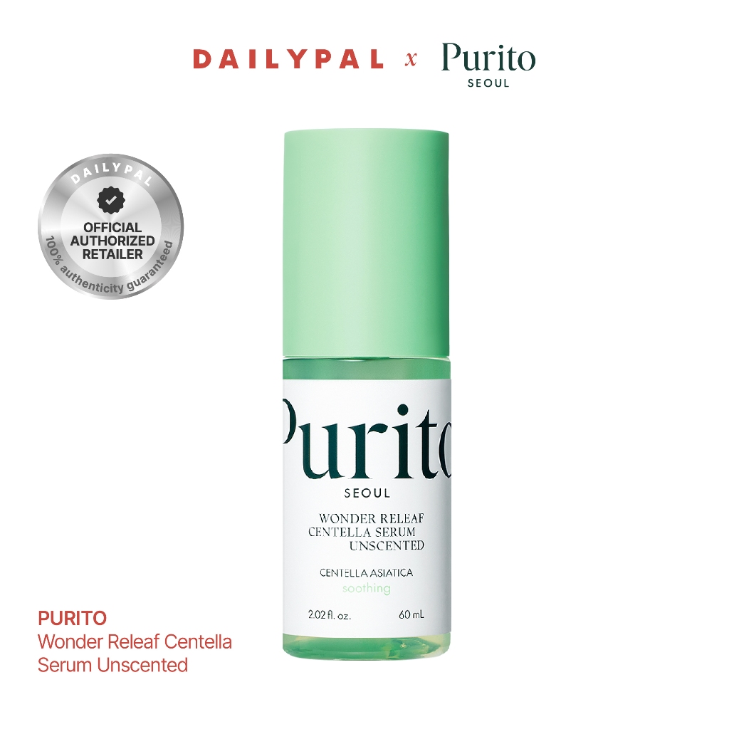 PURITO SEOUL Wonder Releaf Centella Serum Unscented 60 ml เซรั่ม พร้อมส่ง