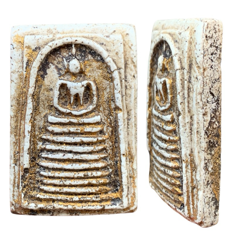 พระสมเด็จเกศไชโย พิมพ์9ชั้น ปิดทอง พระสมเด็จเกศไชโยเก่าส่งตรงปก i92