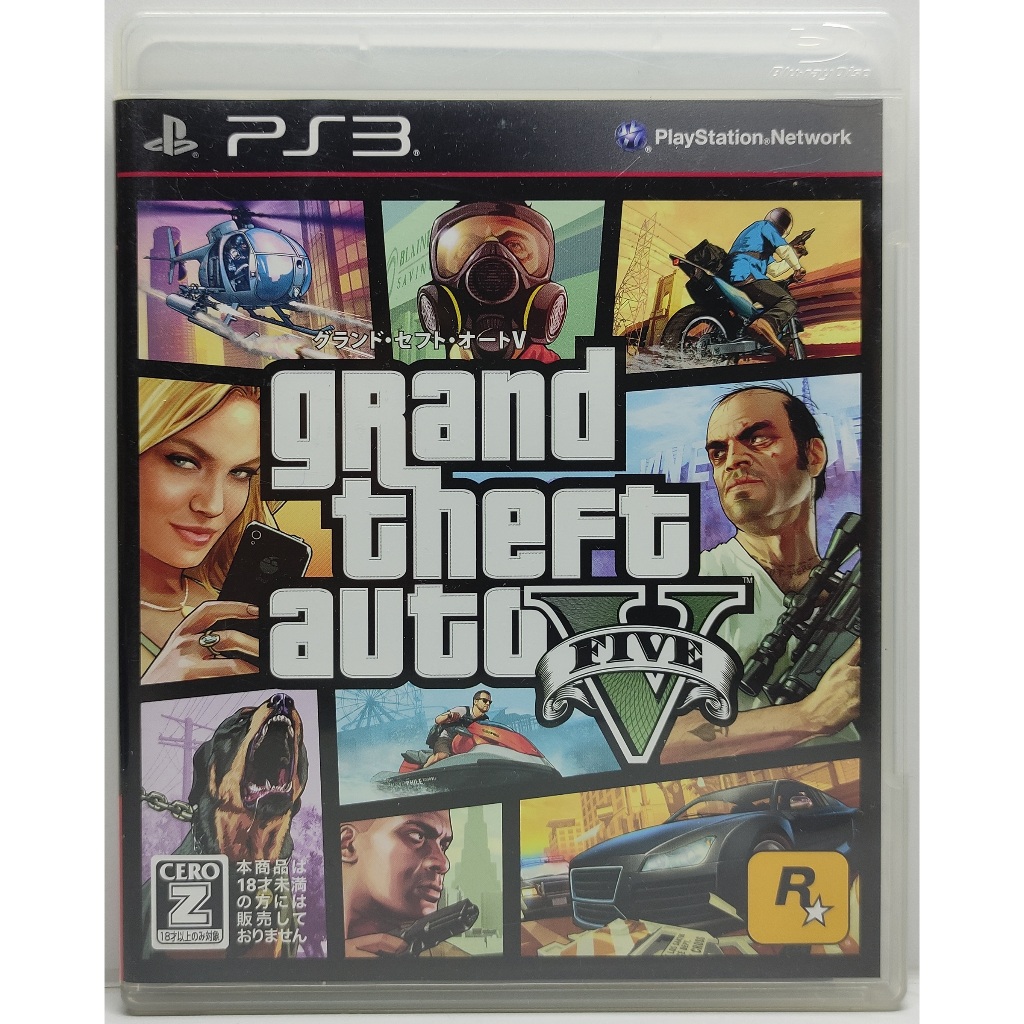 Grand Theft Auto V (GTA5) แผ่นแท้ PS3 มือสอง [Z2,JP] *ภาษาอังกฤษ*