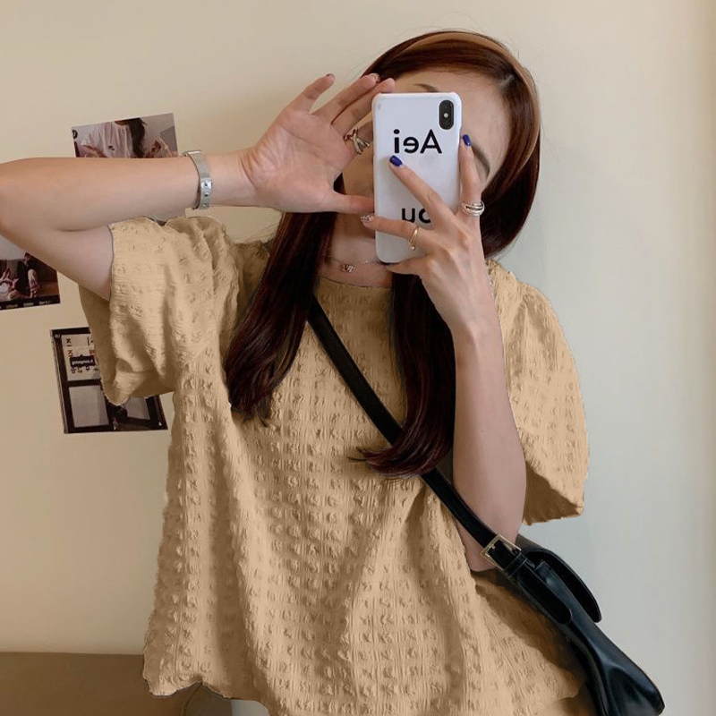 XWbrand  NEW เสื้อผ้าแฟชั่น เสื้อยืดผู้หญิงคอกลมแขน ให้เลือกน่ารักมากแม่ ผ้าดีใส่สบายใส่อยู่บ้าน ราคา ถูกที่สุด ดีลบีเคเค แกลเลอรีภาพที่ 9